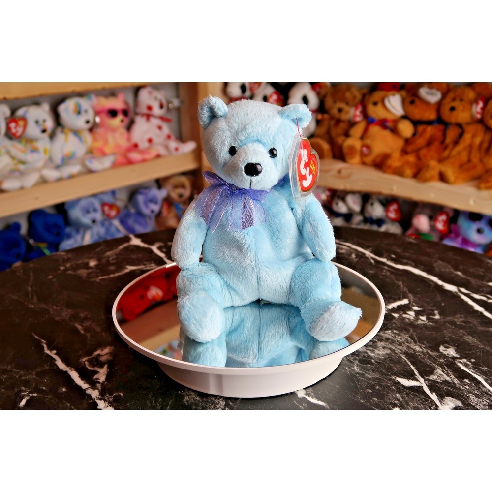 Ty Beanie‎ Baby - Lani the Blue Bear | Tush Tag Wear | Vintage | Rare